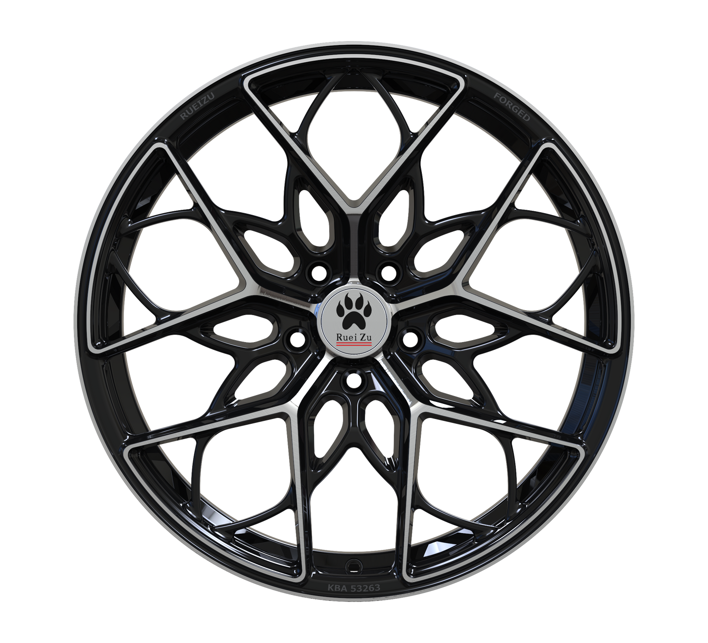 8,5Jx20 Zoll RueiZu  R103 Monoblock Forged Schmiederad mit ABE Gutachten Rueizu Wheels