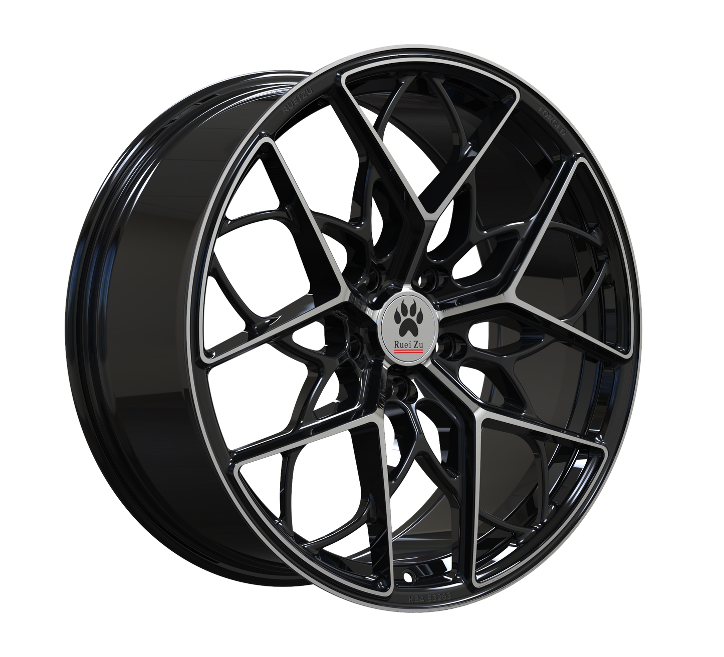 8,5Jx20 Zoll RueiZu  R103 Monoblock Forged Schmiederad mit ABE Gutachten Rueizu Wheels