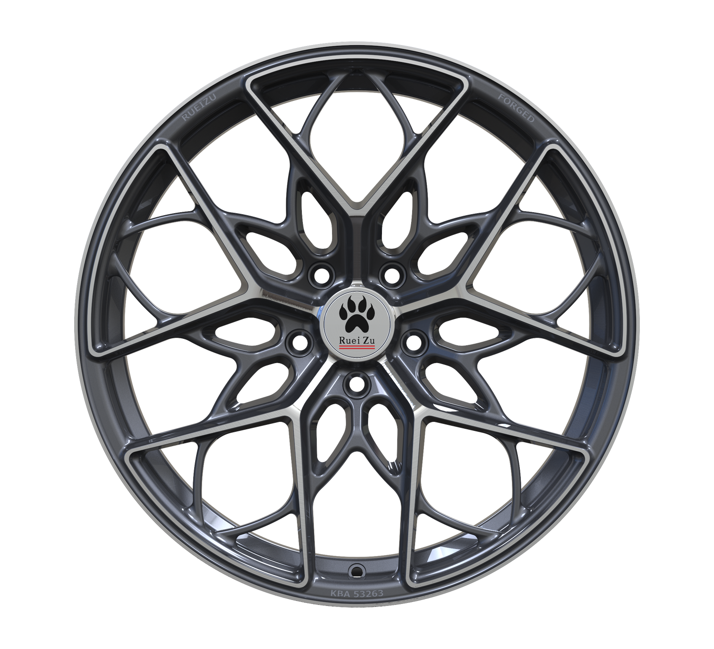 8,5Jx20 Zoll RueiZu  R103 Monoblock Forged Schmiederad mit ABE Gutachten Rueizu Wheels