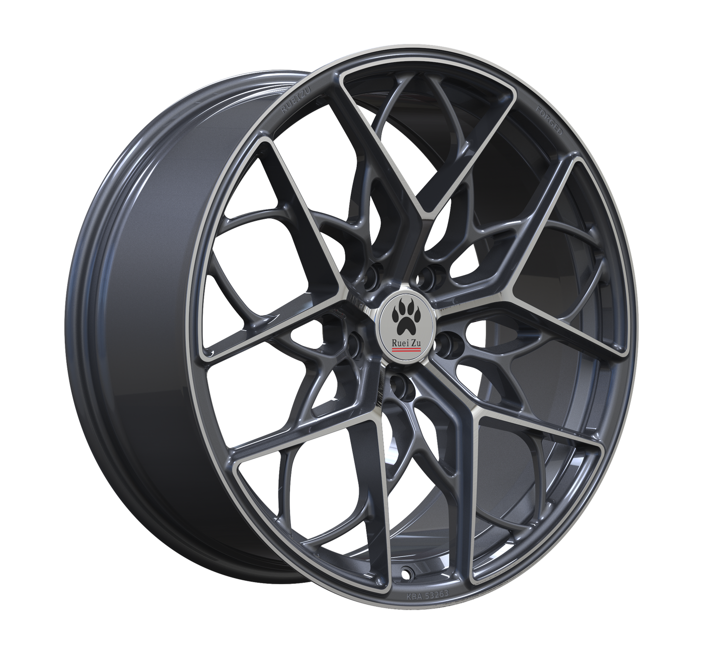 8,5Jx20 Zoll RueiZu  R103 Monoblock Forged Schmiederad mit ABE Gutachten Rueizu Wheels