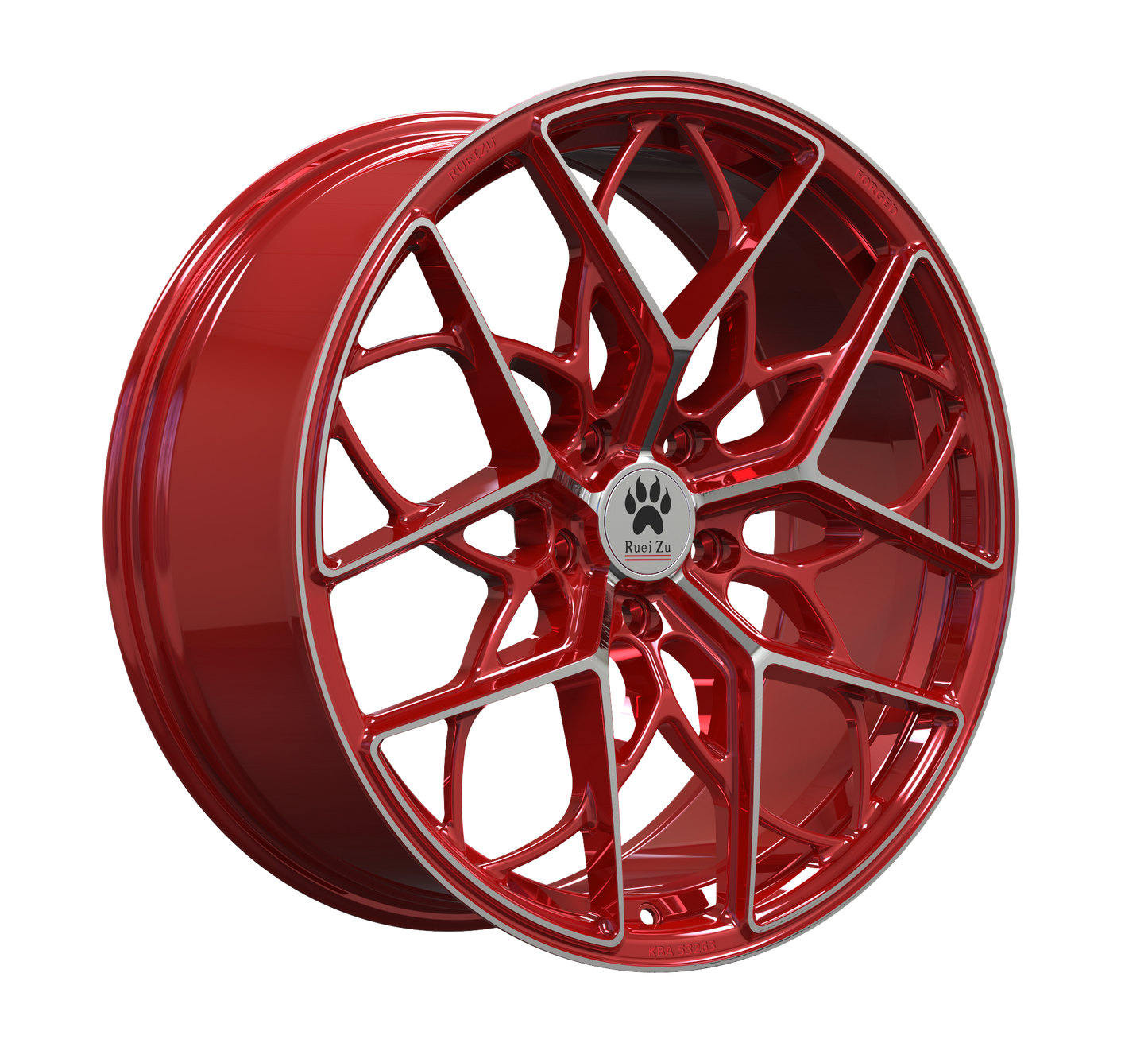 8,5Jx20 Zoll RueiZu  R103 Monoblock Forged Schmiederad mit ABE Gutachten Rueizu Wheels